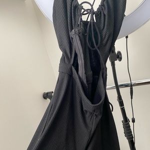 Cutout crisscross romper